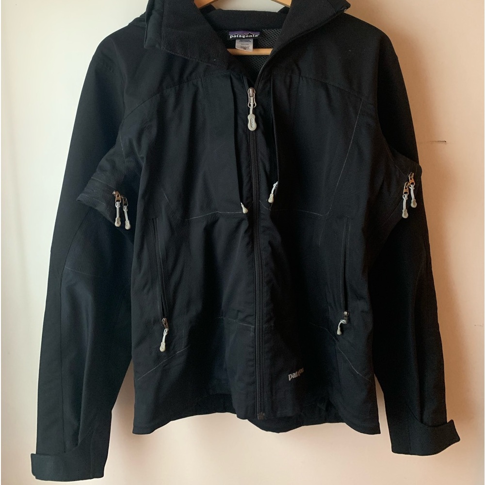 Patagonia Black Light Smoke Flash Shell Jacket.